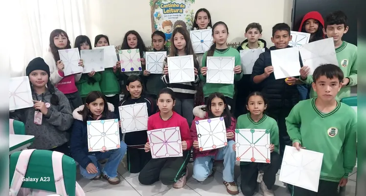 Confira a série de registros dos alunos em sala de aula.