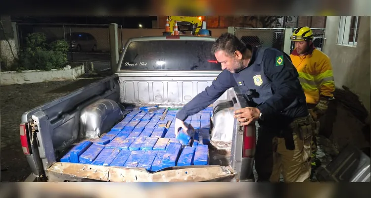 Polícia Rodoviária Federal apreende 90 kg de maconha na BR-376 em PG