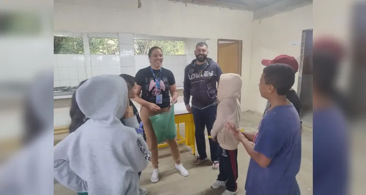 Confira a série de registros das amplas brincadeiras realizadas pelas crianças.