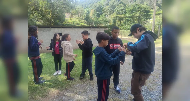 Confira a série de registros das amplas brincadeiras realizadas pelas crianças.