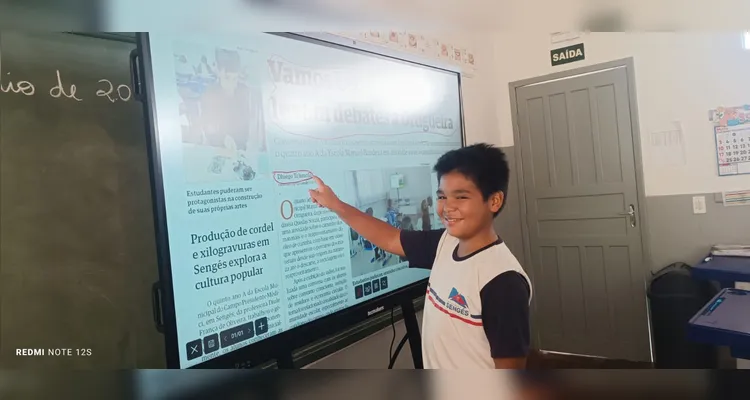 Veja a série de registros do trabalho realizado pelos estudantes dentro e fora da sala de aula.