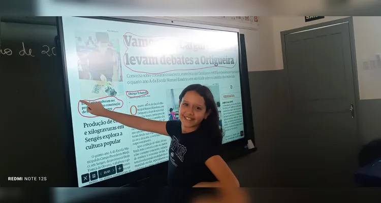 Veja a série de registros do trabalho realizado pelos estudantes dentro e fora da sala de aula.