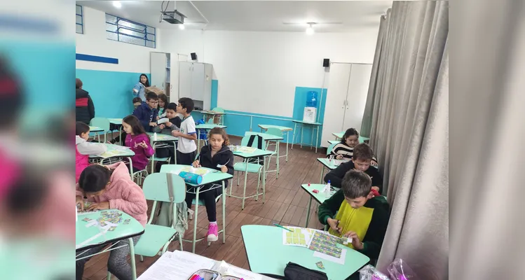 Confira os registros do trabalho em sala de aula.