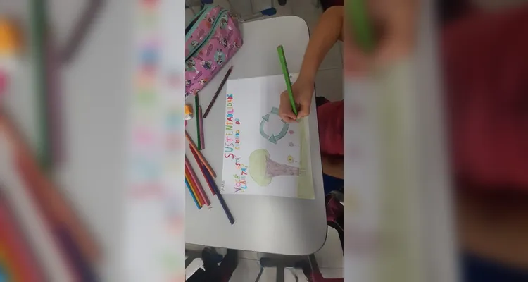 Confira os registros do trabalho em slaa de aula.