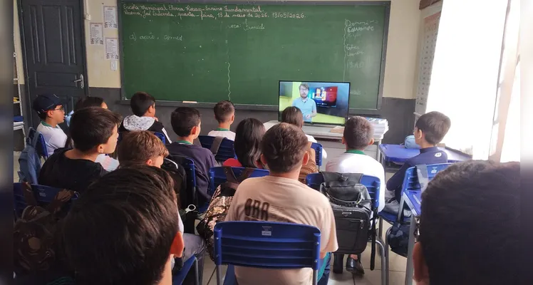 Confira os registros do trabalho em sala de aula.