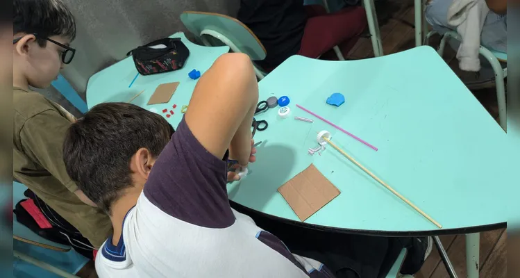Veja os registros do trabalho em sala de aula.