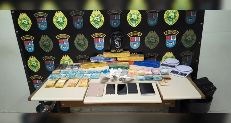 Mais de 6 kg de drogas são apreendidos e dupla é detida em Ponta Grossa