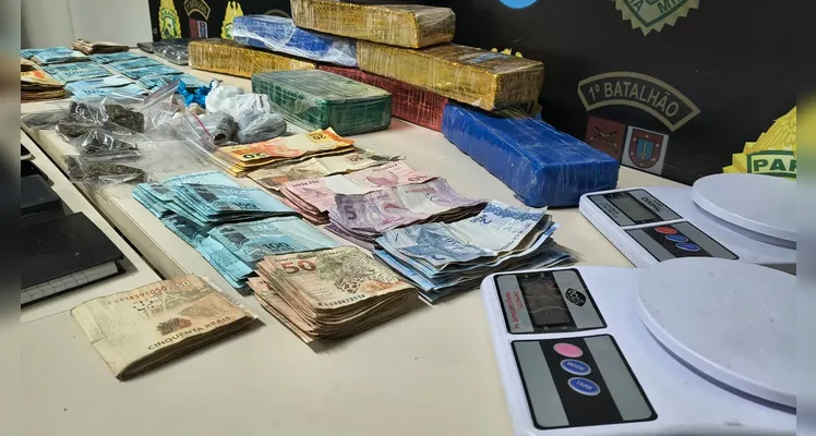 Mais de 6 kg de drogas são apreendidos e dupla é detida em Ponta Grossa