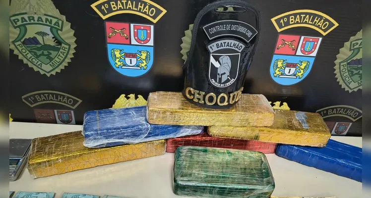 Mais de 6 kg de drogas são apreendidos e dupla é detida em Ponta Grossa