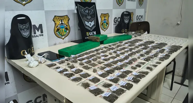 Homem é preso com 4 kg de maconha e pedras de crack em PG