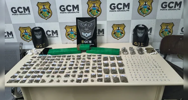 Homem é preso com 4 kg de maconha e pedras de crack em PG