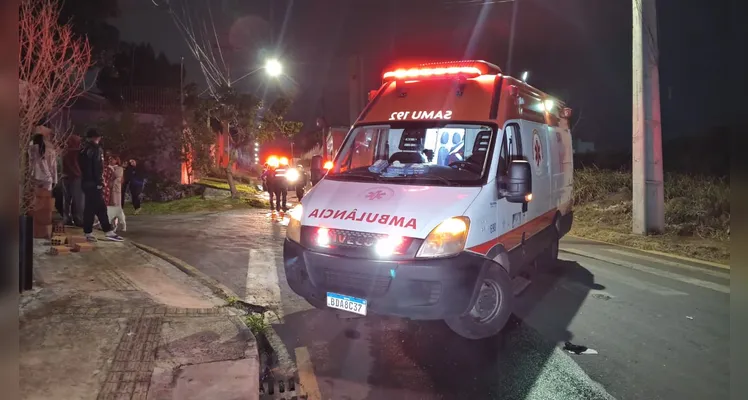 A vítima foi encaminhada com urgência ao Hospital Regional