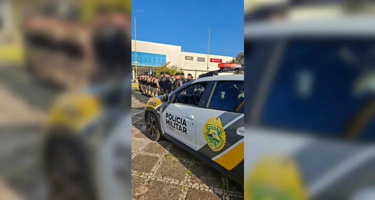 Operação policial aborda 84 pessoas e prende dois homens em PG