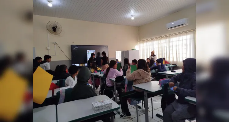 Veja os registros da ampla proposta em sala de aula.