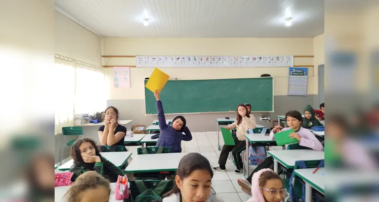 Veja os registros da ampla proposta em sala de aula.