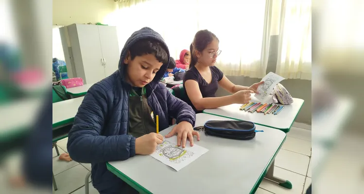 Veja os registros da ampla proposta em sala de aula.
