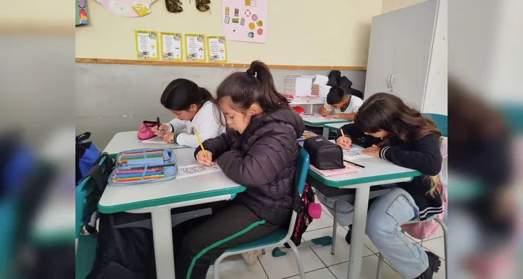 Veja os registros da ampla proposta em sala de aula.