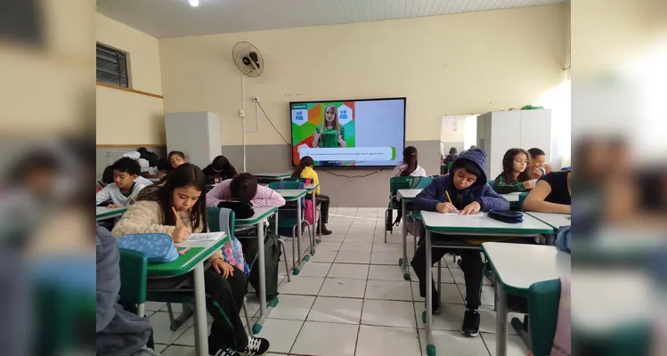 Veja os registros da ampla proposta em sala de aula.