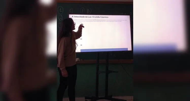 Educandos puderam imergir em importantes tópicos científicos.