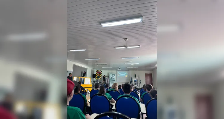 Confira os registros da visita.