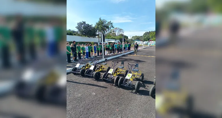 Confira os registros da visita.