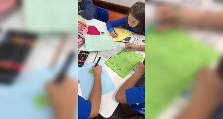 Confira os registros do amplo trabalho em sala de aula.