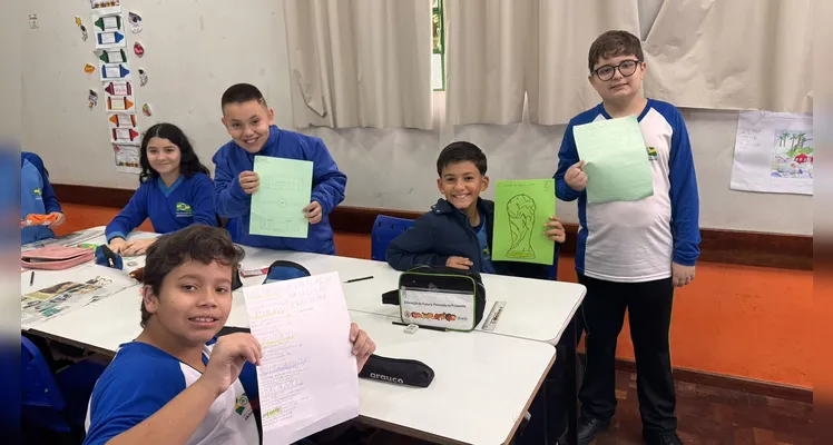 Confira os registros do amplo trabalho em sala de aula.