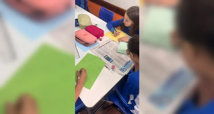 Confira os registros do amplo trabalho em sala de aula.