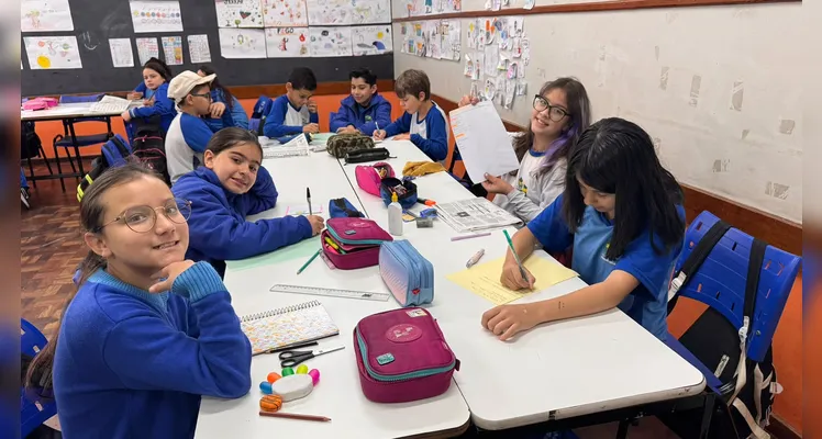 Confira os registros do amplo trabalho em sala de aula.