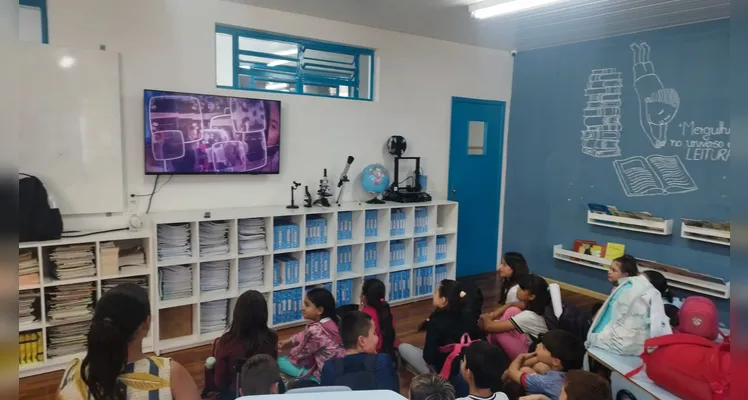 Confira os registros do trabalho em sala de aula.
