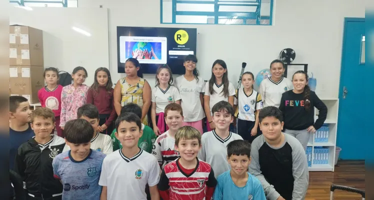 Confira os registros do trabalho em sala de aula.