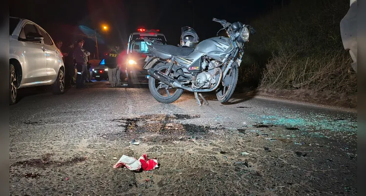 Motociclista fica em estado grave após colisão no Distrito Industrial de PG