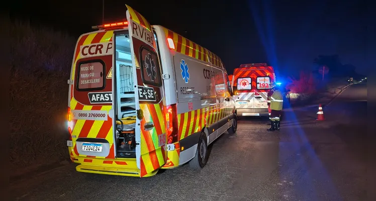 Motociclista fica em estado grave após colisão no Distrito Industrial de PG