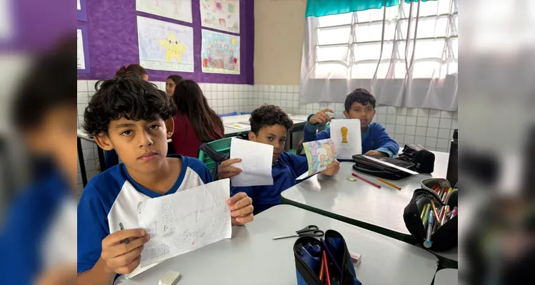 Confira a série de registros do amplo trabalho realizado pelo educandos.