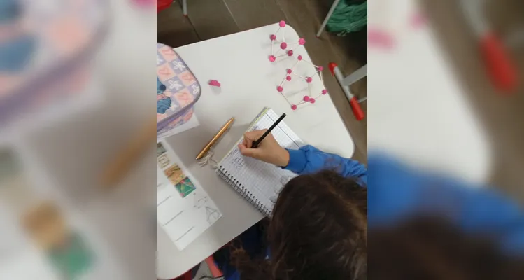 Confira os registros do trabalho em sala de aula.