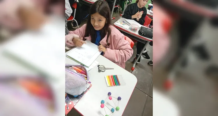 Confira os registros do trabalho em sala de aula.