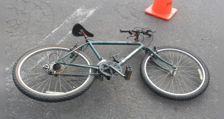 Confira imagens do acidente que matou ciclista em Ponta Grossa
