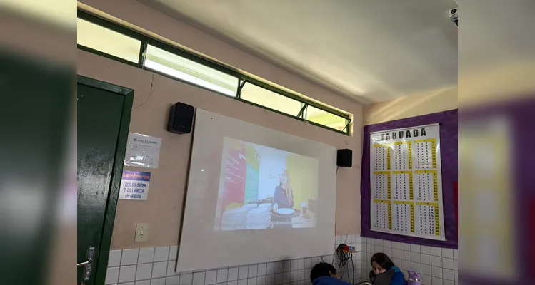 Confira os registros do trabalho em sala de aula.