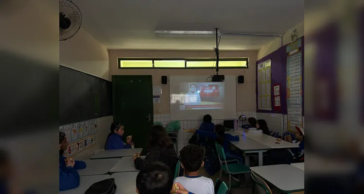 Confira os registros do trabalho em sala de aula.