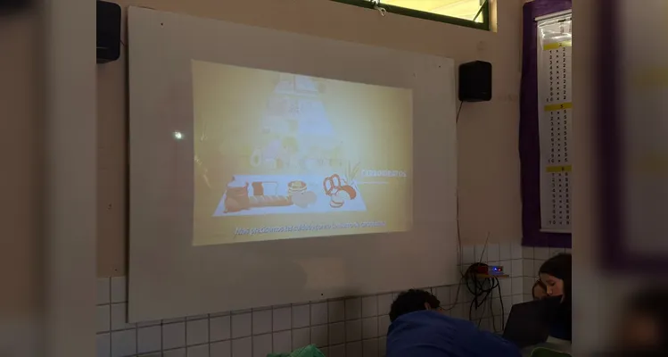Confira os registros do trabalho em sala de aula.