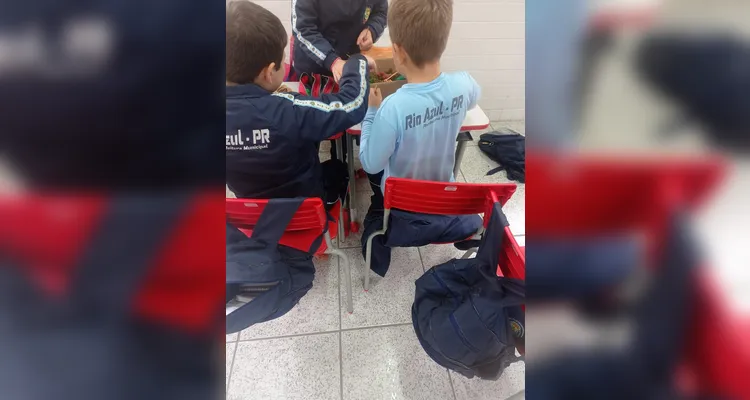 Confira os registros dos trabalhos produzidos pelos educandos.