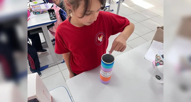 Veja os registros do trabalho em sala de aula.