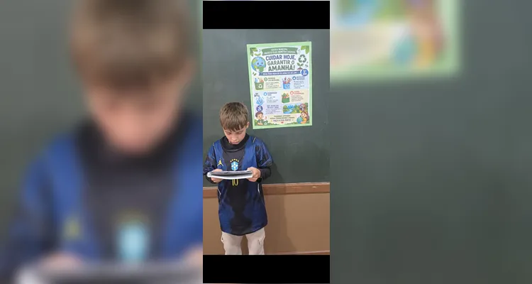 Confira os registros em sala e na casa dos educandos.