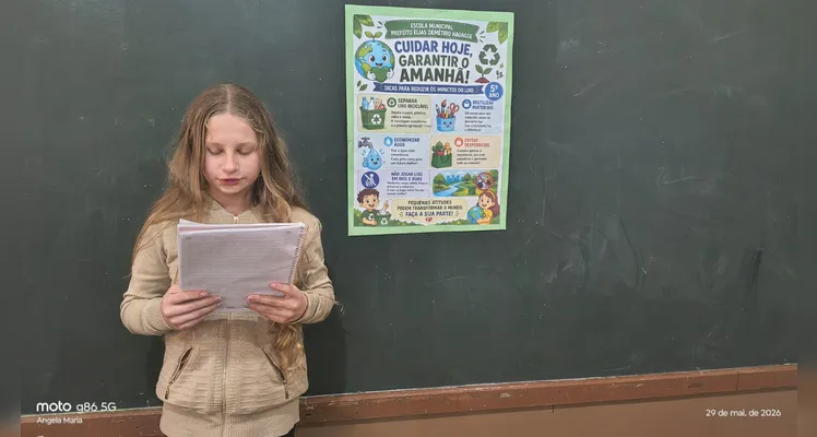 Confira os registros em sala e na casa dos educandos.