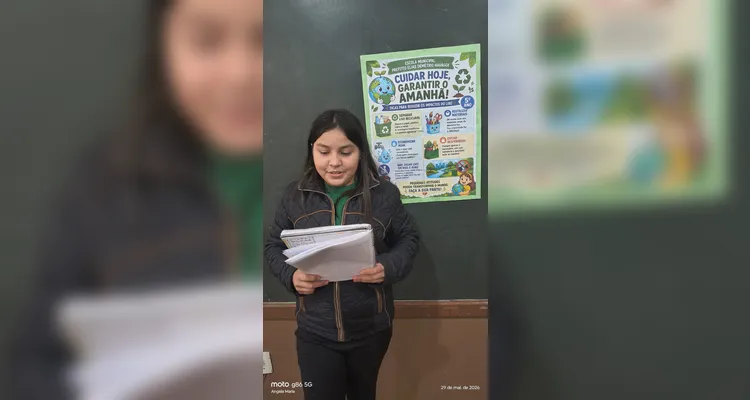 Confira os registros em sala e na casa dos educandos.