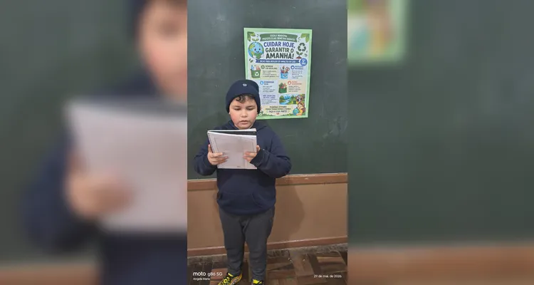 Confira os registros em sala e na casa dos educandos.