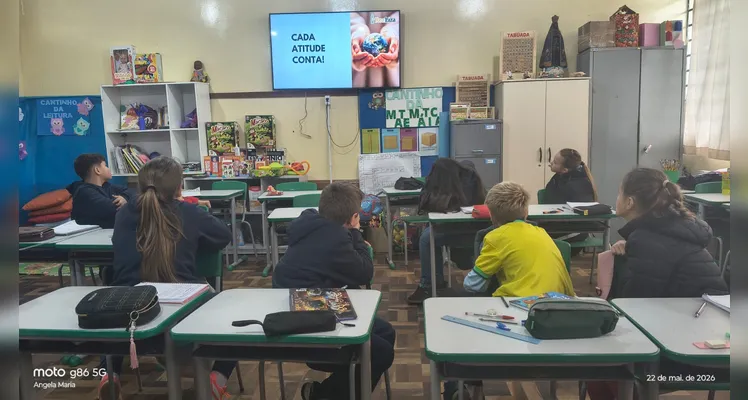 Confira os registros em sala e na casa dos educandos.