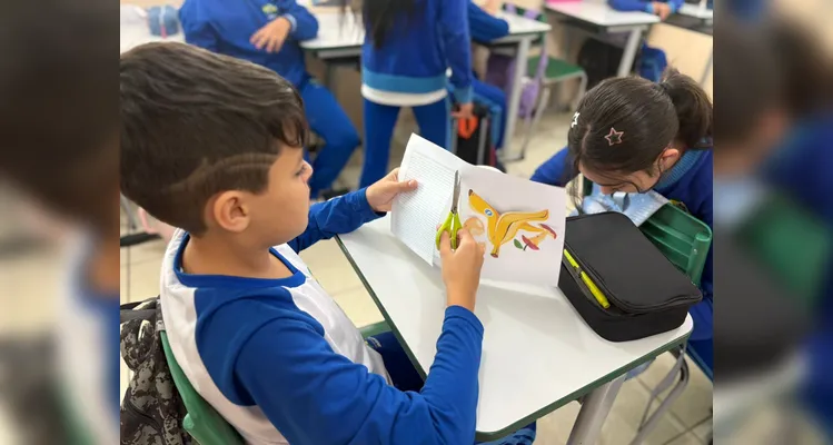 Confira os registros do trabalho em sala de aula.