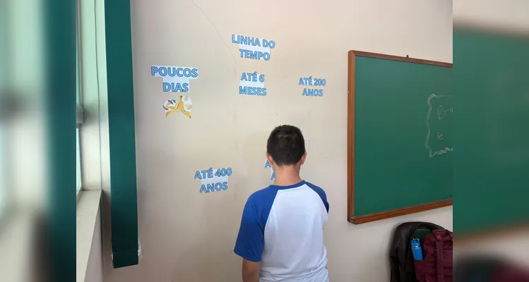 Confira os registros do trabalho em sala de aula.