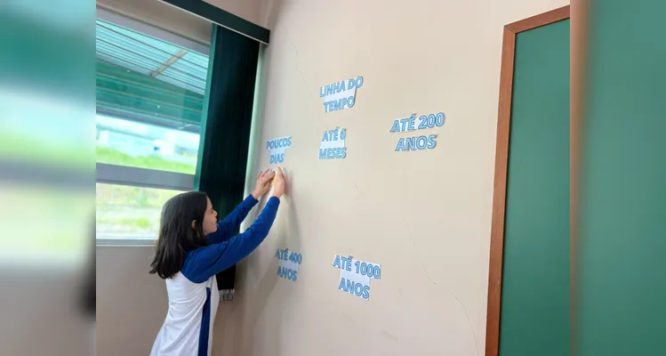Confira os registros do trabalho em sala de aula.